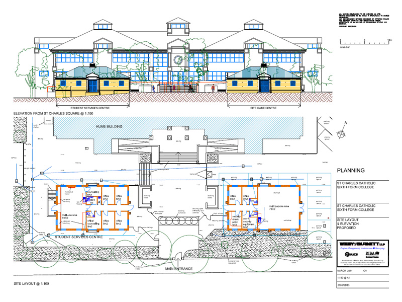 St Charles’ Catholic Sixth Form College, London Wilby & Burnett Plan